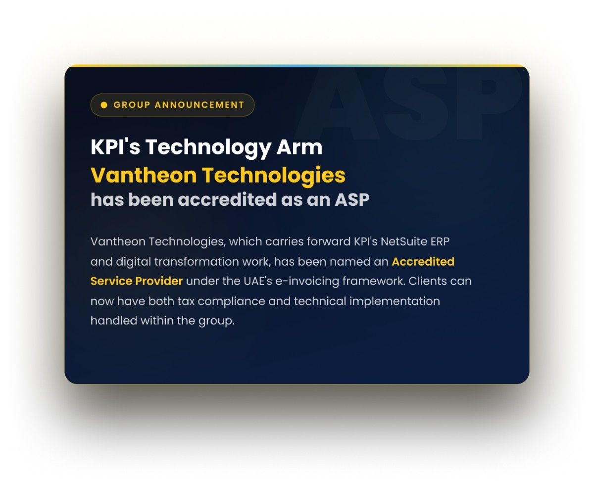 KPI Tech Arm Just Became an Accredited Service Provider