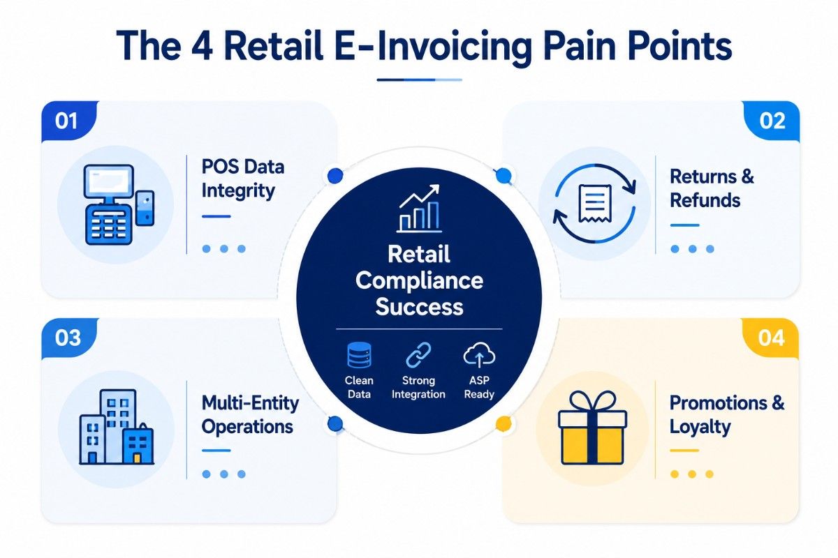 E-Invoicing Pain Points for UAE Retail Business Explained by KPI